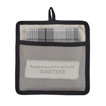 Happier Together Pocket Potholder Set of 2 Park Designs - The Fox Decor